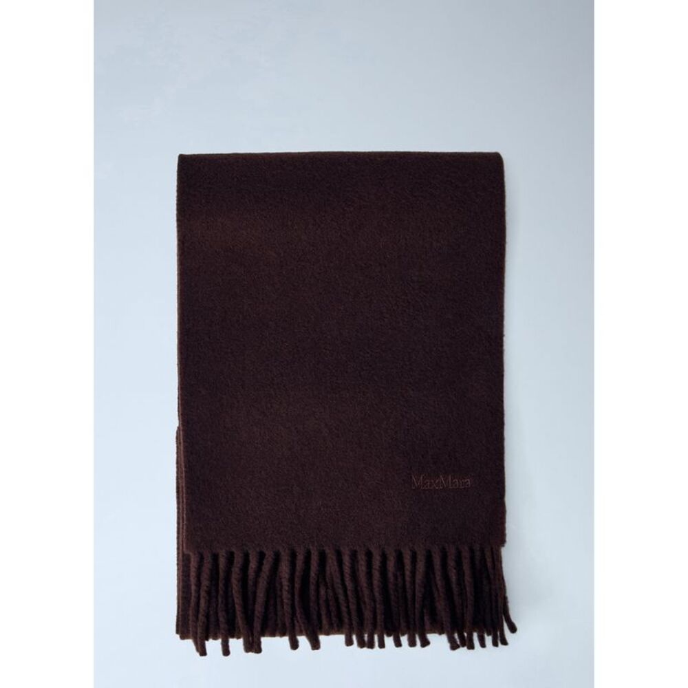 Max Mara Women Fringed Wool Scarf